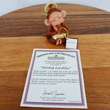 Just a Little Monkey Business Ashton Drake Gallery Lydia Marlene Lovables Figure