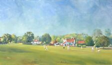 "Quintessential England - Cricket at Tilford"  Jocelyn Galsworthy signed prints
