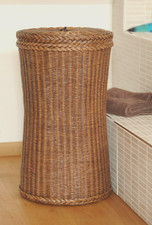 tall wicker laundry basket 