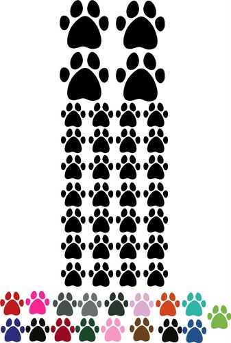 Paw print stickers any - paw,