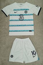 Nike CHELSEA FC Football 2022-2023 #10 Pulisic Away Kit, Size 26 (10-11 years)