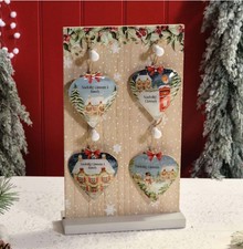 Welsh Metal "Nadolig Llawen Cottage" Hangers, 4 designs