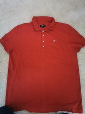 APC man's Polo Shirt XL Red