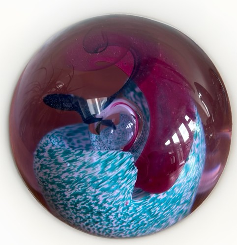 Caithness glass paperweight - glass,