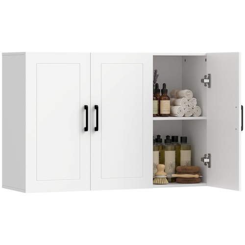 Homcom wall mounted bathroom - wall,