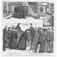 ISLE OF WIGHT Queen Inspecting