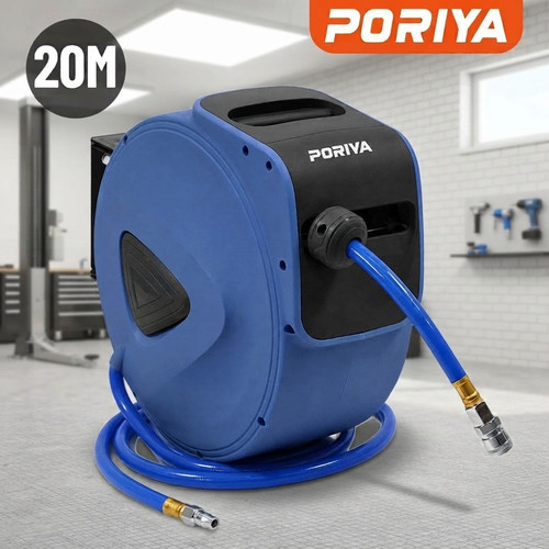 Retractable air hose reel - 3/8",