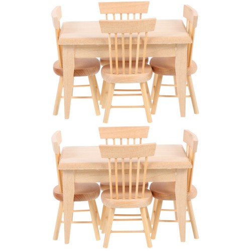 Sets doll house - sets, wooden