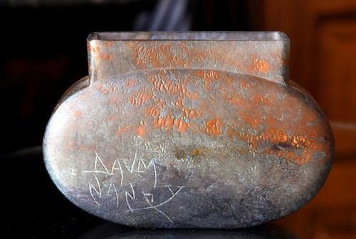 Daum nancy orange glass - daum, |