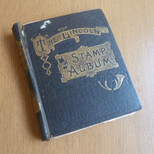 WORLDWIDE lovely classic stamp collection in early Lincoln album, many better ££