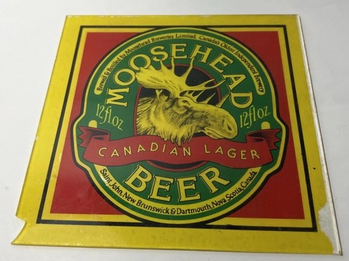 Vtg moosehead canadian lager - moosehead,