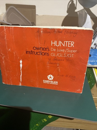 Chrysler hunter owners - chrysler,
