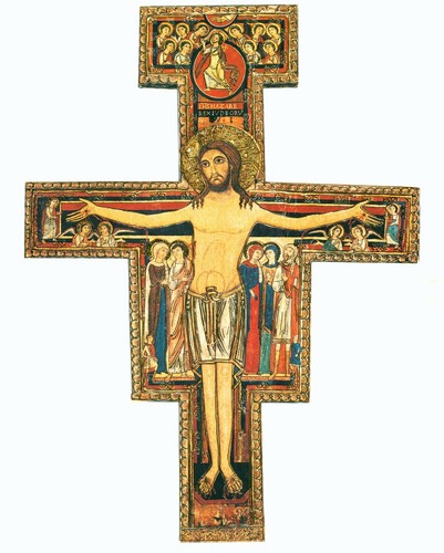 San damiano crucifix - san, catholic