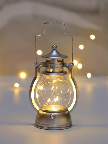 Red retro led oil - oil, candle