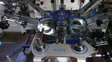 Weiss screen printing carousel - 6 Colour 4 stations - Great condition