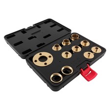 8pc brass router - brass, guide