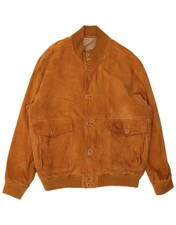 Vintage mens suede bomber - suede,