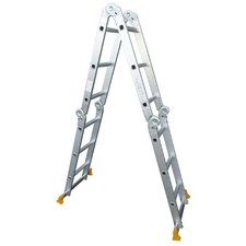 Multi-Purpose Ladder 3.4m & 4.45m | 4-Section | Work Platforms Included