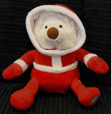 Singing teddy bear santa - singing,