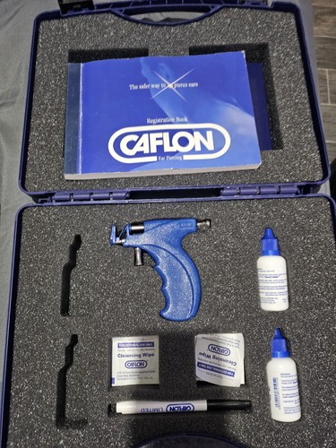 Caflon blu ear - piercing, gun