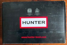 HUNTER Boot Women Balmoral Westerley UK 7 BRN EMPTY BOX WITH MOULDS