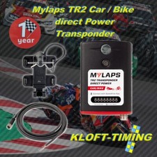 Mylaps TR2 Car/Bike Transponder, Direct Power, Includes 1 Year Function