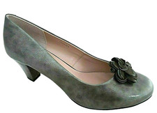 LOTUS PEWTER HEELS COURT SHOES LADIES WOMENS UK 6 - EUR 39