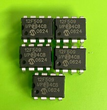 5pcs pic12f509 8 - 5pcs, pic12f509-i/p