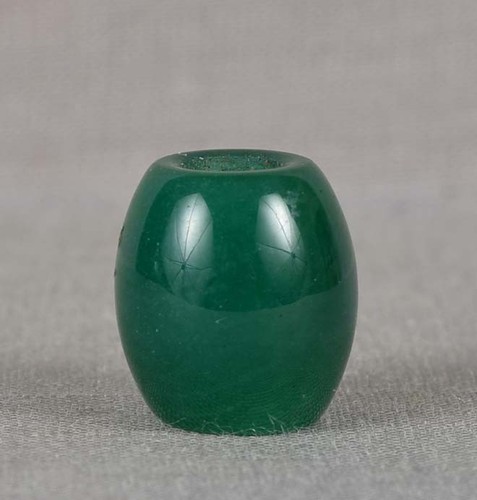 19c jadeite ojime netsuke - jadeite,