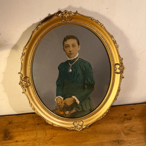 Antique victorian portrait - victorian,