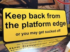 British Rail Platform Sign