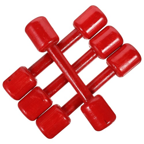 4pcs wooden dumbbell set for - 4pcs,
