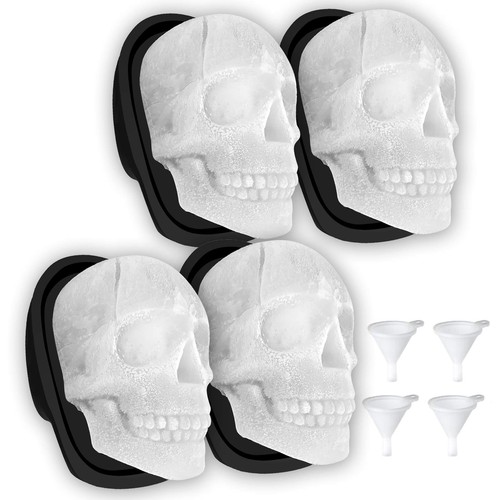 Skull ice cube mold extra - skull,