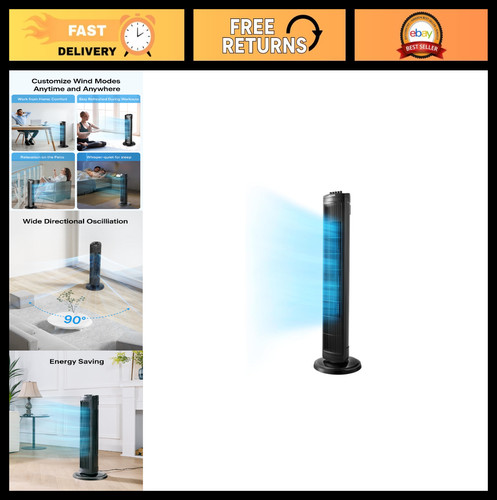 Quiet oscillating tower - 30",