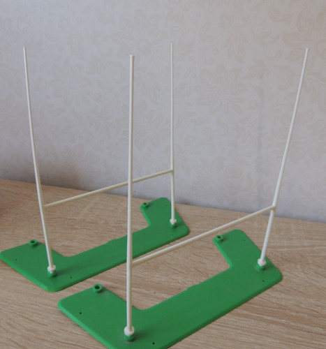 Pair subbuteo rugby goal - pair, of