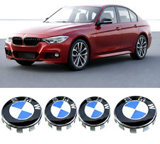 BMW  Series 3 E36, E46, E90, E91  ALLOY WHEEL CENTRE HUB CAPS 68MM SET OF 4 CAPS