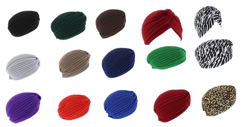 Ladies turban twist pleated - turban,