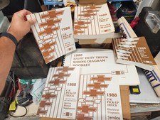 NOS Chevrolet 1988 C-K pickup truck shop service manual set