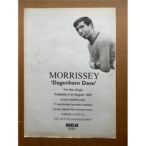 Morrissey dagenham dave poster - dagenham,
