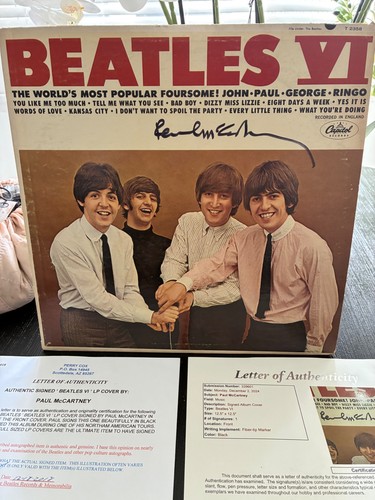 Paul mccartney signed - paul,