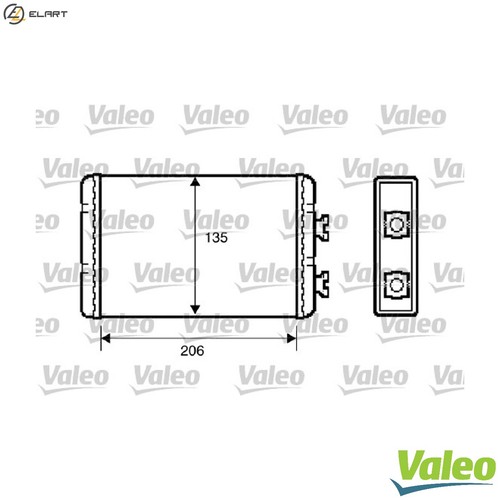 Heat exchanger interior - heat,