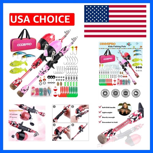 Kids fishing pole - fishing, portable