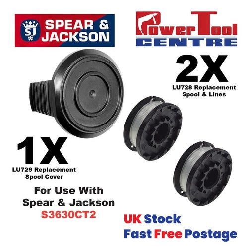 Spool line cover cap - 2x,