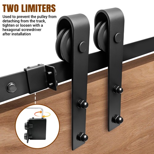 6ft sliding wood barn door - barn,