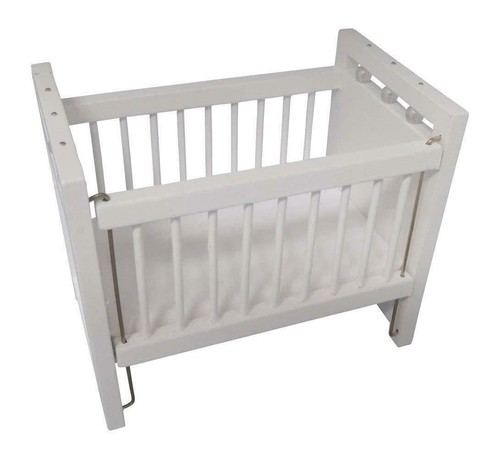 Dolls house white wooden - house,