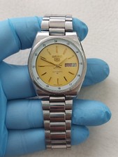 Vintage Seiko 5 Railway Time