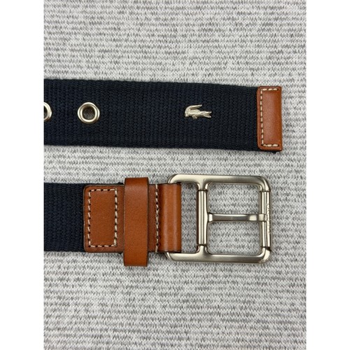 Lacoste mens navy blue webbed - mens,