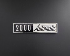 Rare Genuine Vintage Mk.1 Ford Capri ‘Pre-Facelift’ 2000 Automatic Badge 1968-72