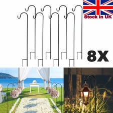 4/8x Shepherds Crook Hooks for