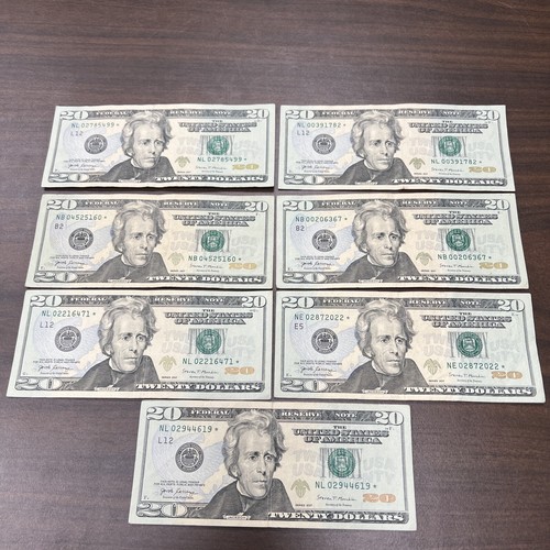 Lot star notes - 7, dollar